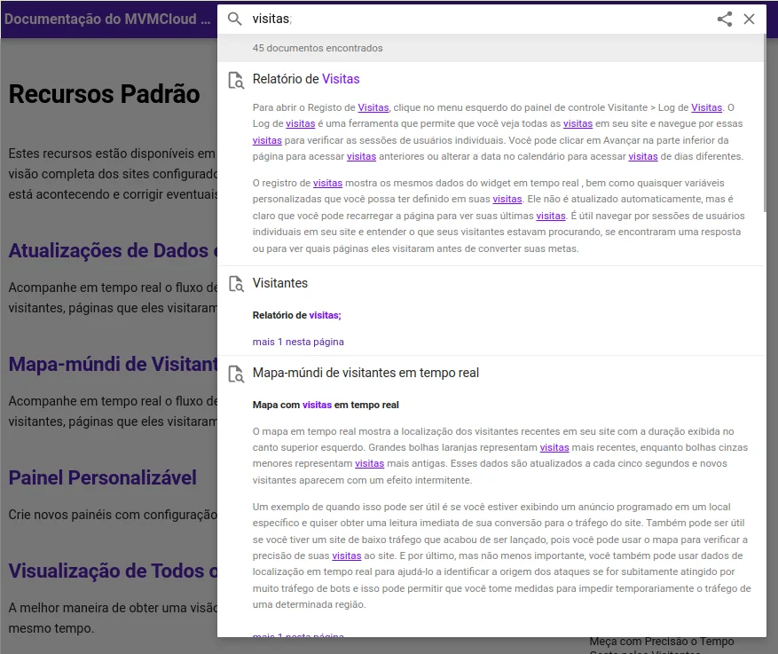 Search the entire manual website
