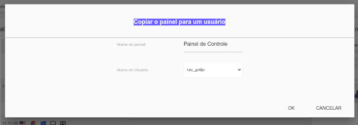 Share panel
