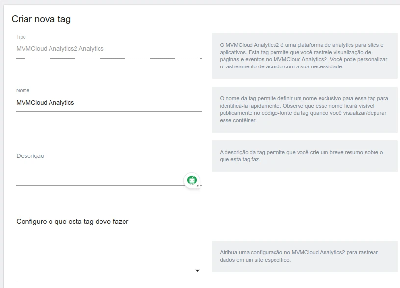 Create a tag