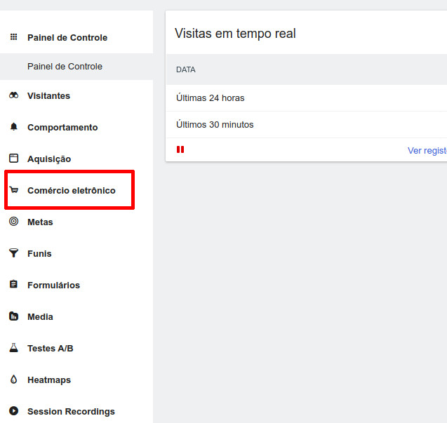 Ecommerce activated