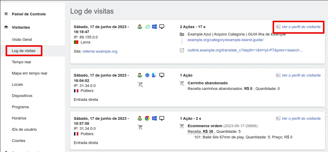 Visit Log