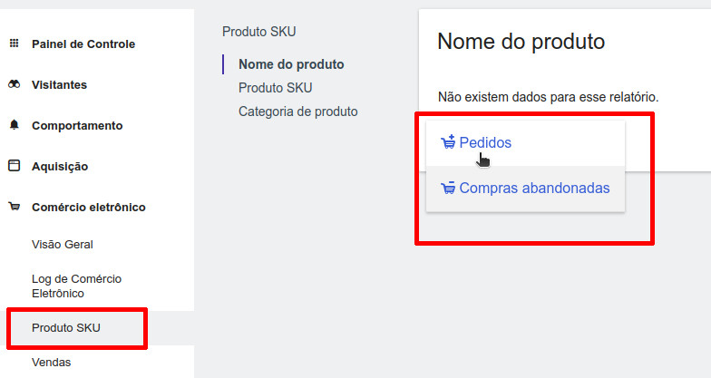 SKU product report