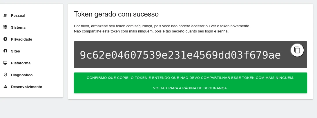Create access token