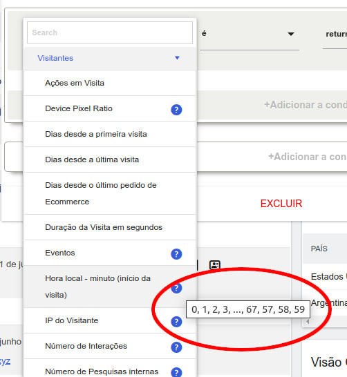 Dicas sobre segmentos