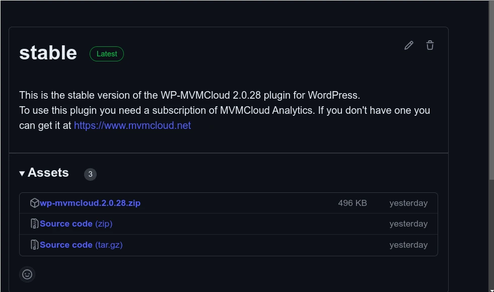Download do plugin para WordPress