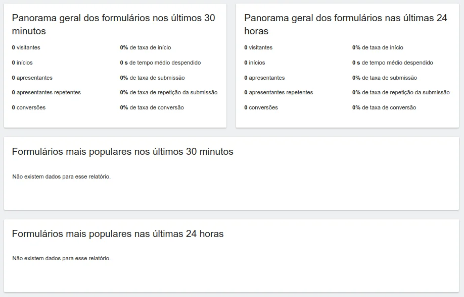Criação de formulário