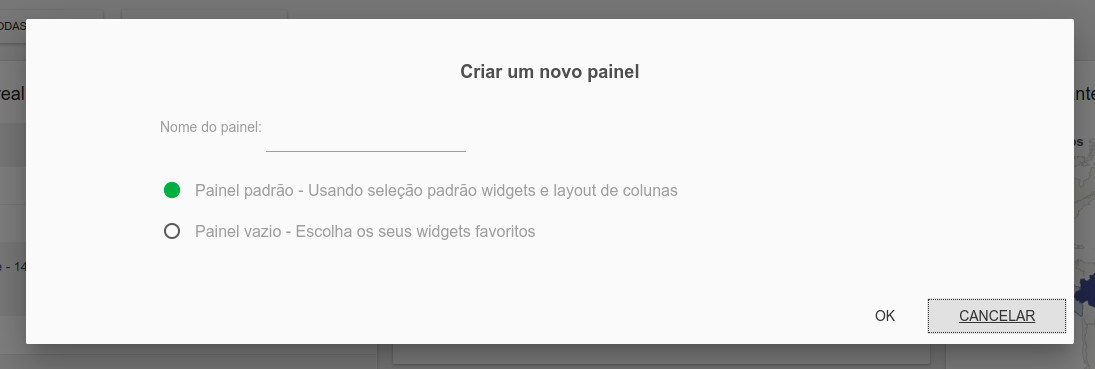 Criar Painel de Controle