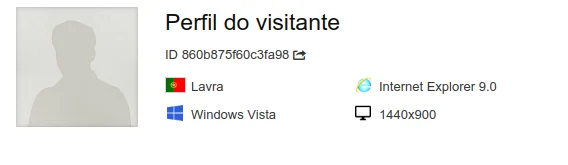 Perfil do visitante