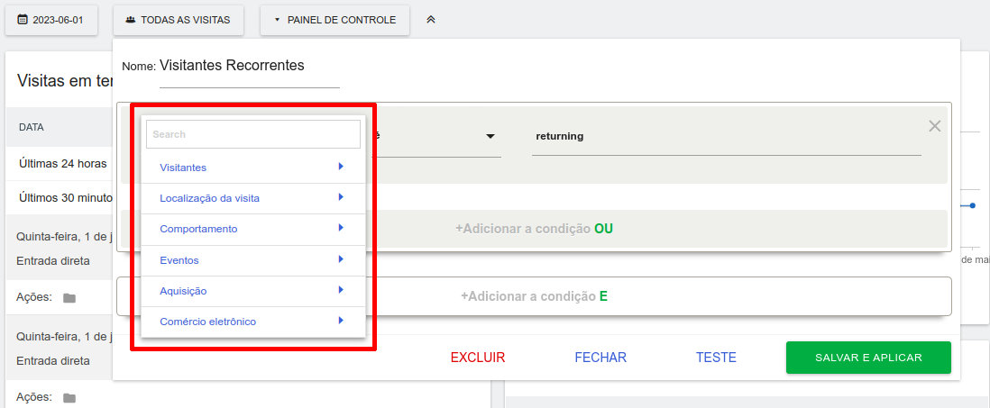 Tipos de segmento